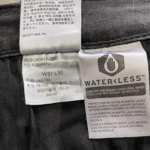 Levi's Slit Front 721 High Rise Skinny Jeans Dark Grey Size 31 - Picture 16 of 16